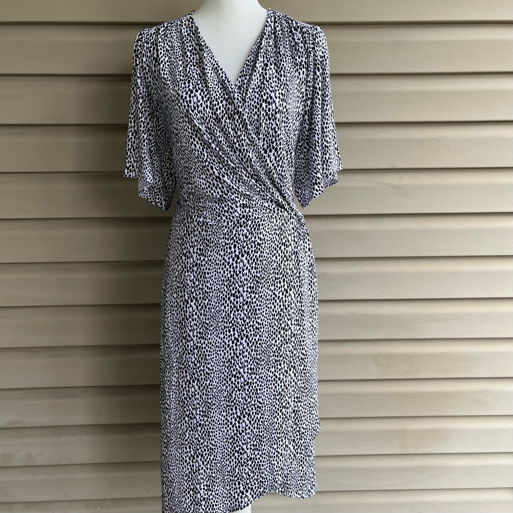 •Madison• NWT Animal Print Faux Wrap Dress - Size 3X